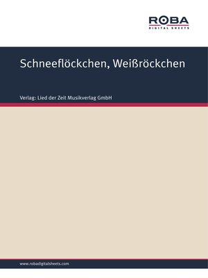 cover image of Schneeflöckchen, Weißröckchen